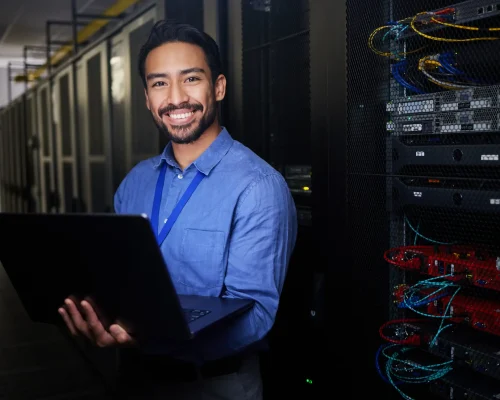 man-data-center-and-computer